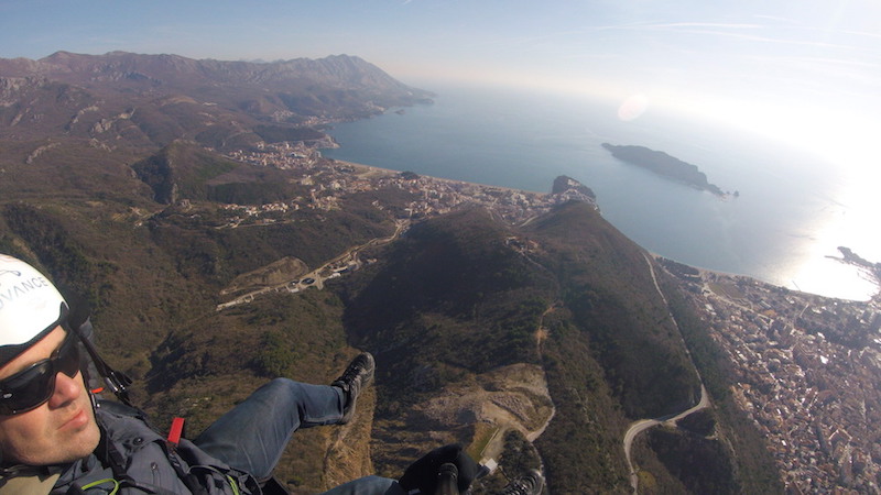 Будва и Бечичи с высоты