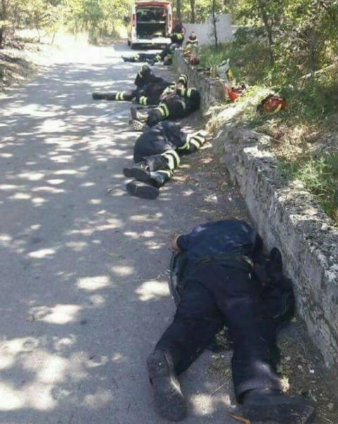пожары в Черногории