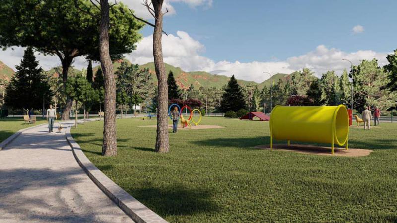 собачий парк <a href='/montenegro/towns/city-podgoritsa/' >Подгорица</a> Черногория